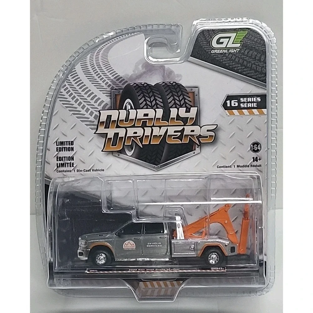 Raw Chase 1/64 2022 Ram 3500 Dually Wrecker Dually Drivers Toy Gift‎ Collectible